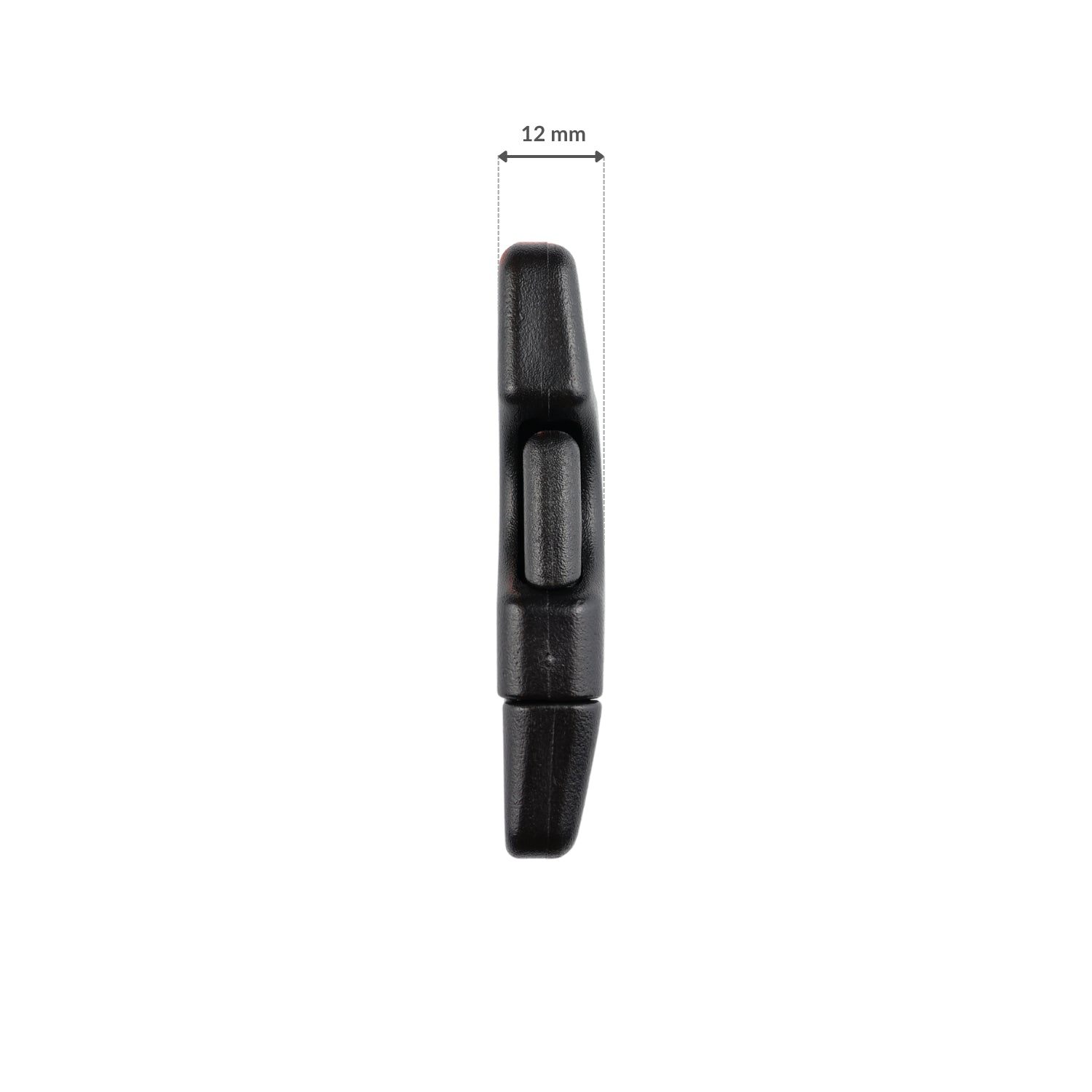 Plastic buckle - 25 mm black 1 pc.