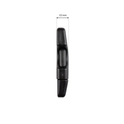 Klamra plastikowa - 25 mm czarna 1 szt.