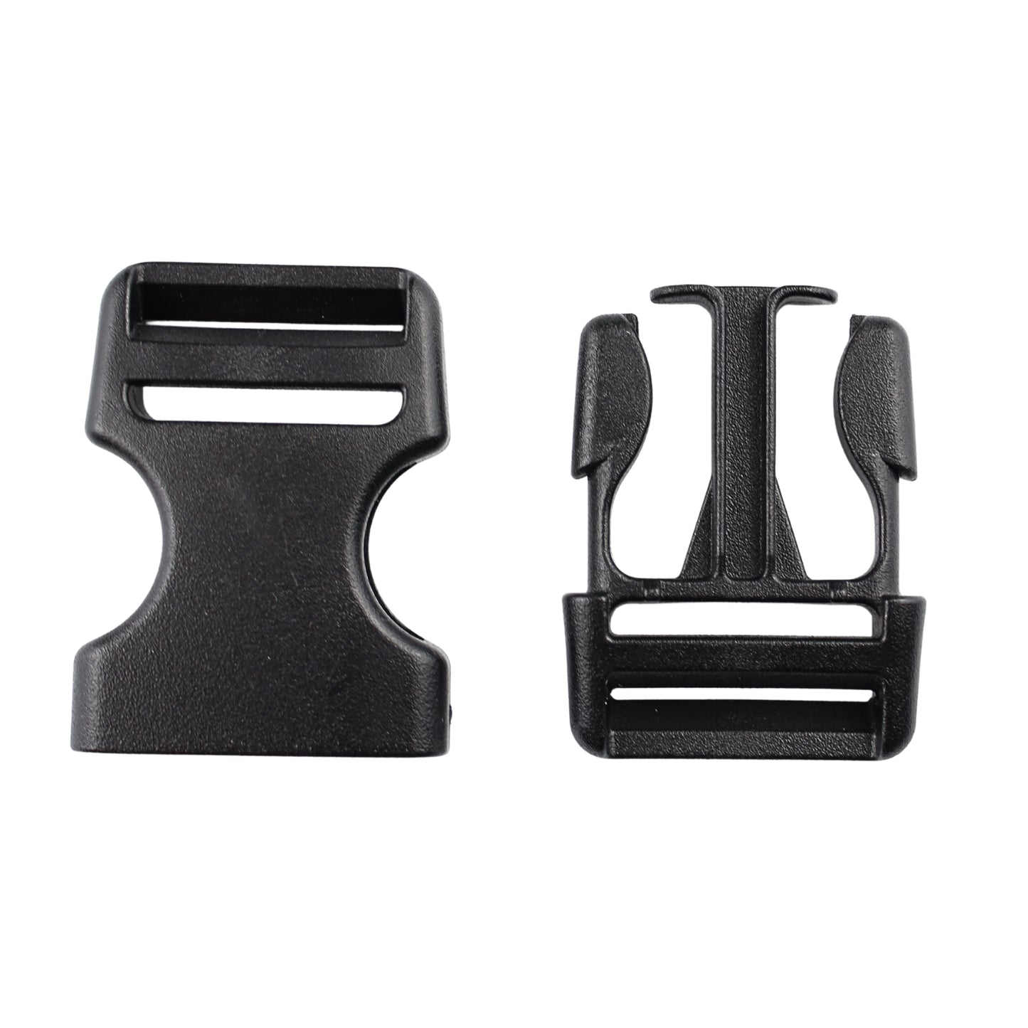 Plastic buckle - 25 mm black 1 pc.