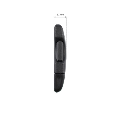 Klamra plastikowa - 25x60 mm czarna 1 szt.