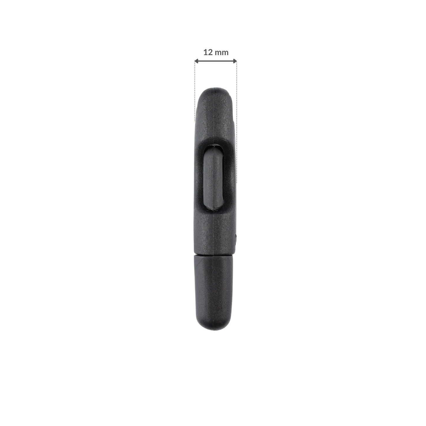 Klamra plastikowa - 30x67 mm czarna 1 szt.