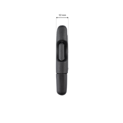 Klamra plastikowa - 30x67 mm czarna 1 szt.