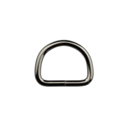 Półkole metalowe - 20/15/3 mm nikiel 1 szt.