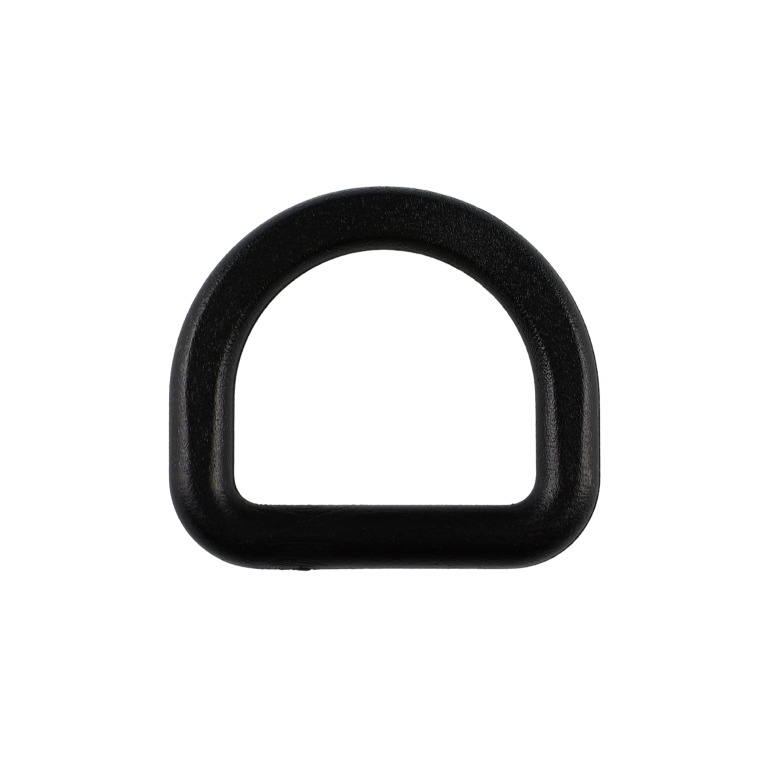 Plastic D-ring - 20/18 mm black 1 pc.