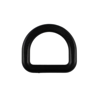Półkole plastikowe - 20/18 mm czarne 1 szt.