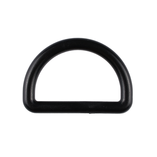 Półkole plastikowe - 20/12 mm czarne 1 szt.