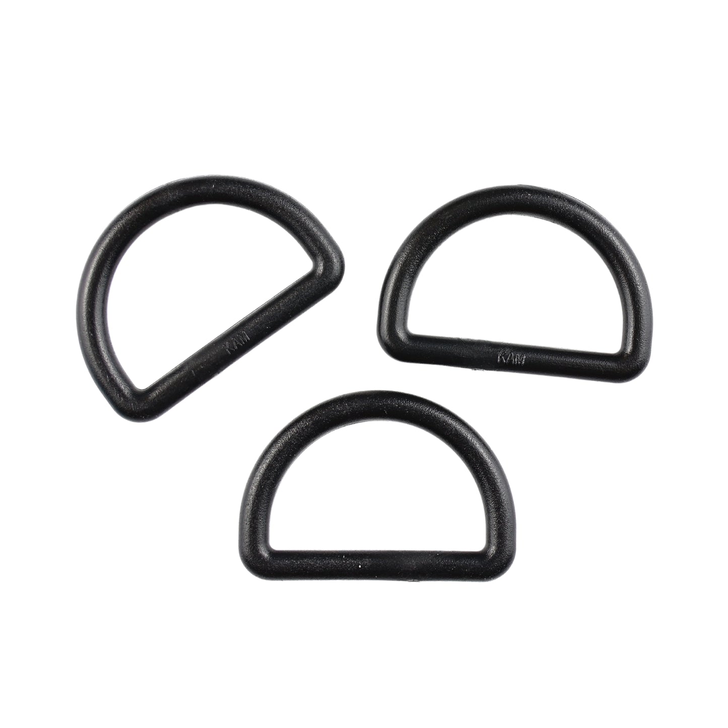 Plastic D-ring - 25/15 mm black 1 pc.