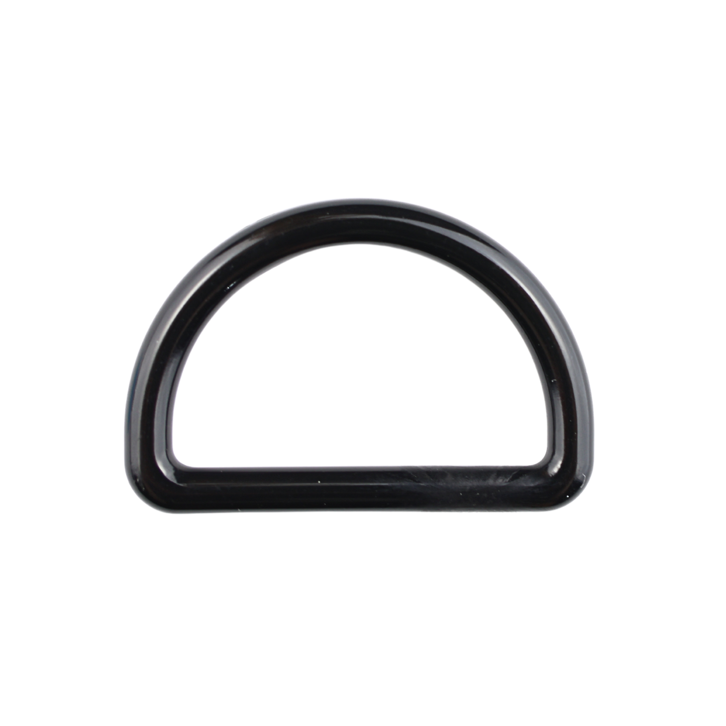 Półkole plastikowe - 30/19 mm czarne 1 szt.