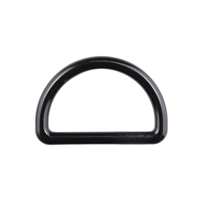 Półkole plastikowe - 30/19 mm czarne 1 szt.