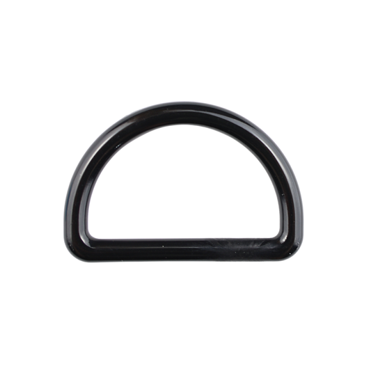 Półkole plastikowe - 30/19 mm czarne 1 szt.