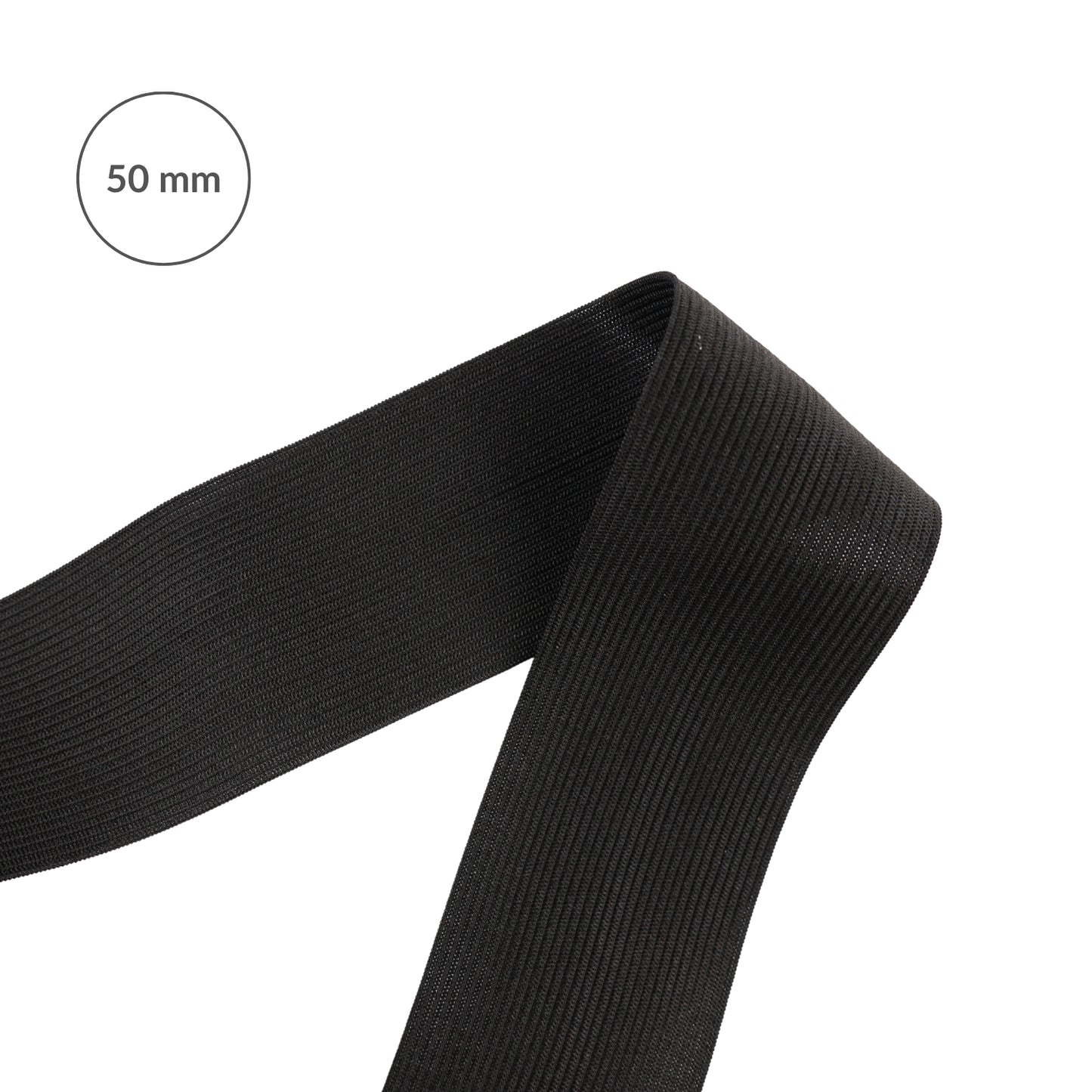 Elastic band - 50 mm/1 m black