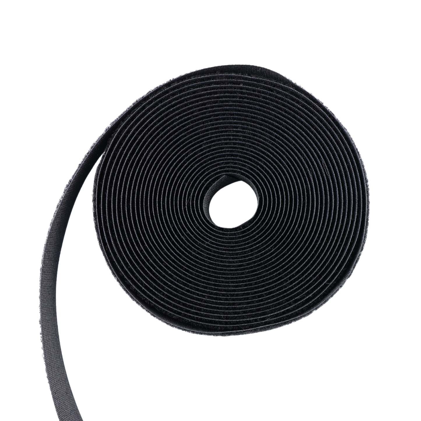 Taśma rzep - petelka 100 mm/1 m czarna