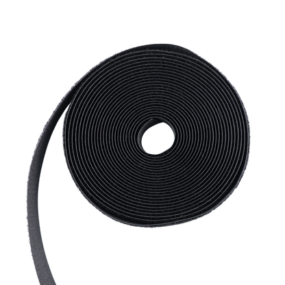 Taśma rzep - petelka 100 mm/1 m czarna