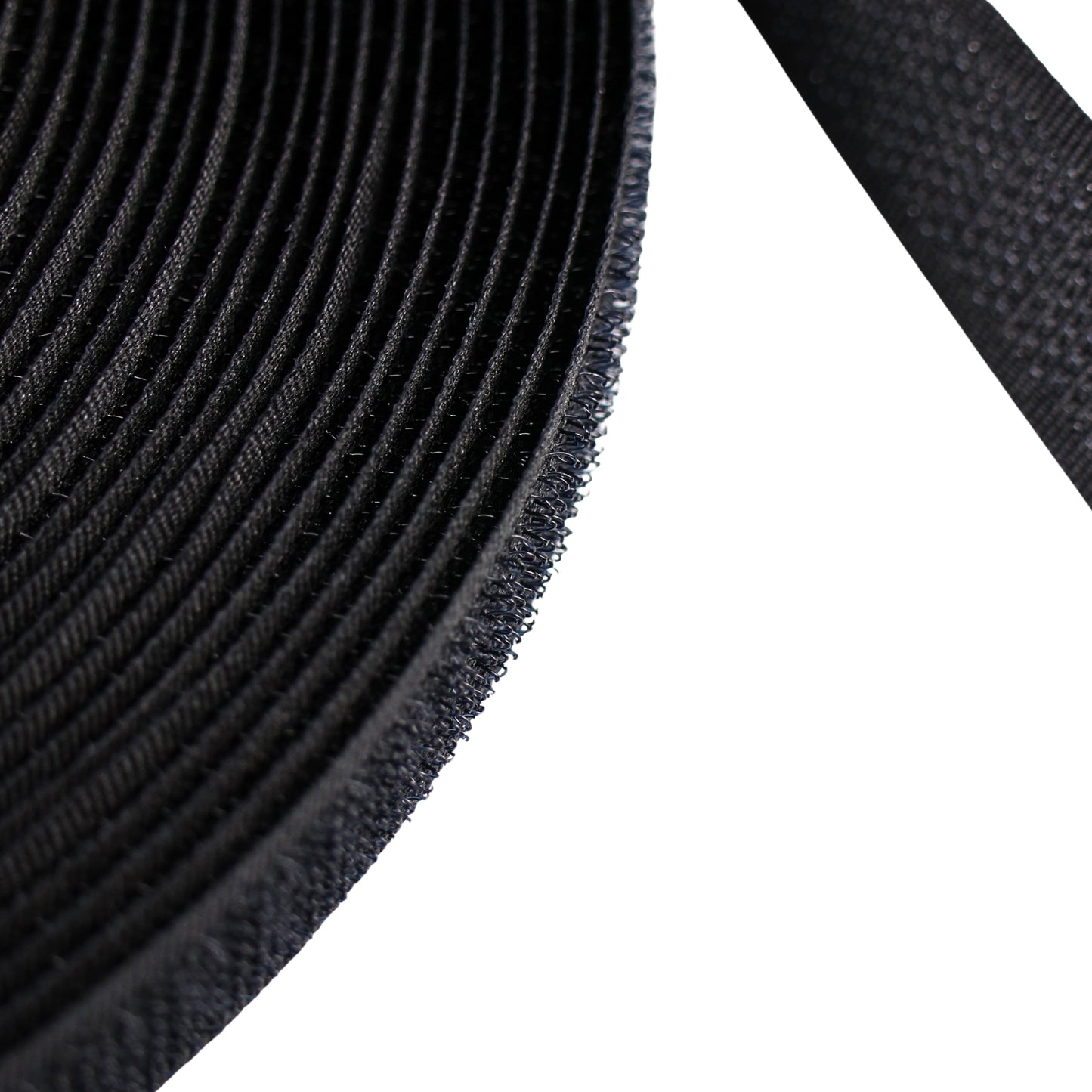 Hook and loop tape - hook 25 mm/1 m black