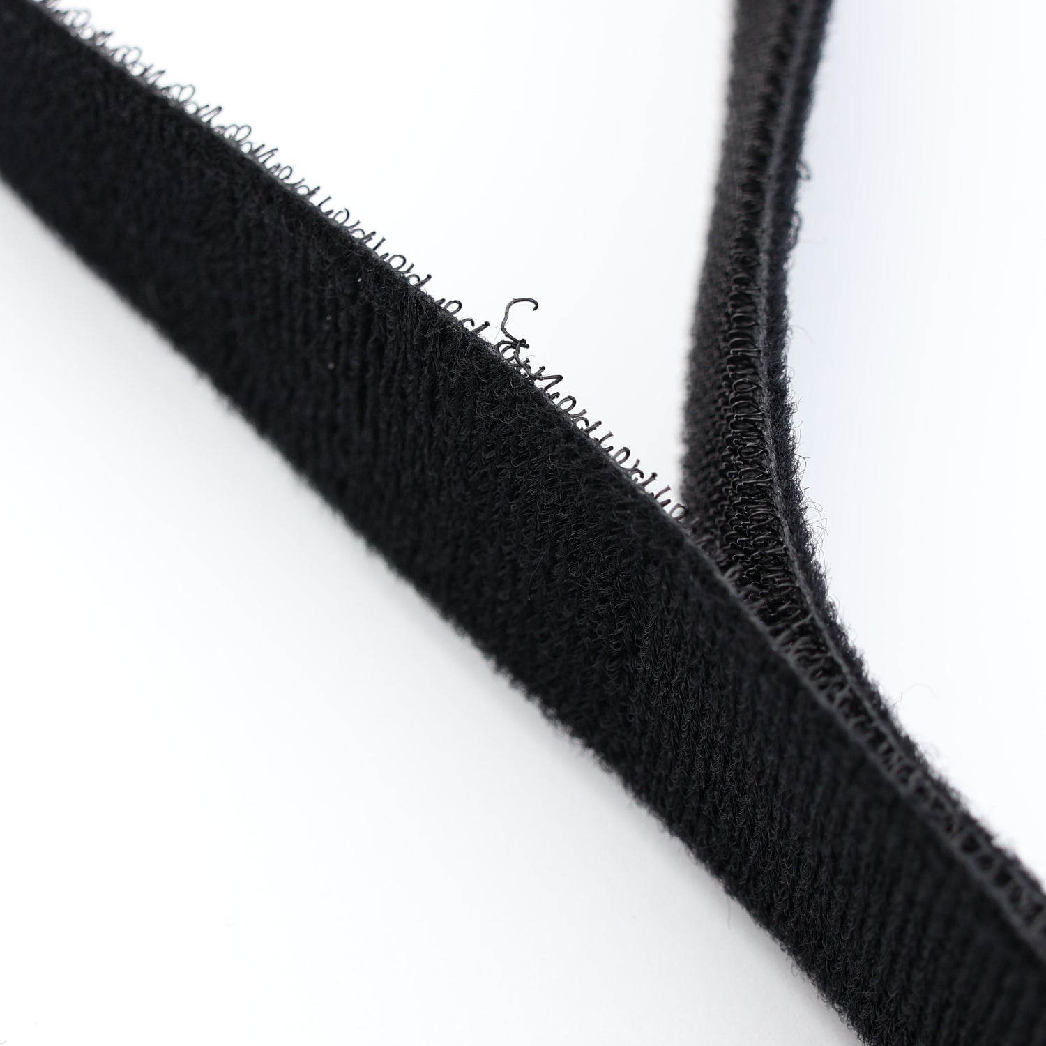 Hook and loop tape - double-sided 20 mm/1 m nylon black