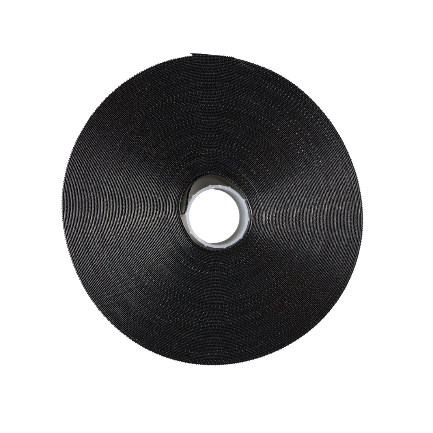 Low-profile hook velcro tape 16 mm/1 m nylon black