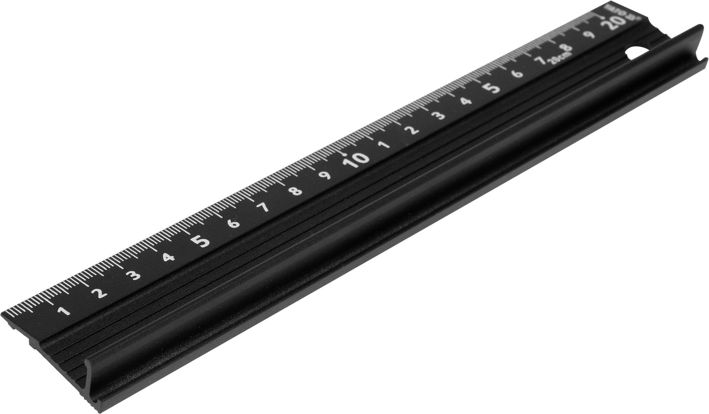 Linijka z profilem ochronnym Yato - 200 mm