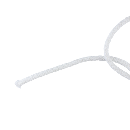 Sznurek - Bawełniany 5 mm/1 m biały