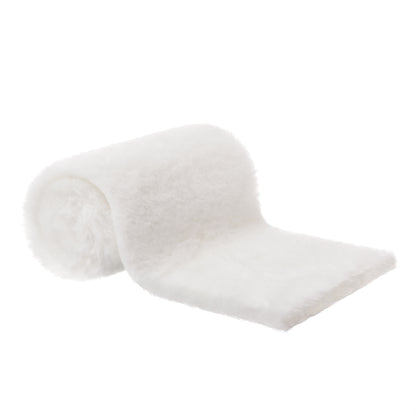 Futro pluszowe DpCraft - 15 cm/1 m białe