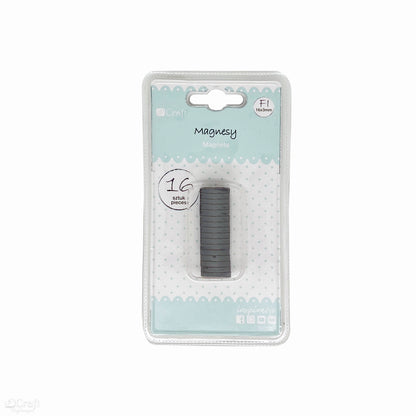 Magnesy DpCraft - Średnica 16 mm x 3 mm, 16 szt.