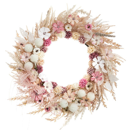 Tasiemka koronkowa DpCraft - 2,5 cm x 2m Pudrowo-Różowa