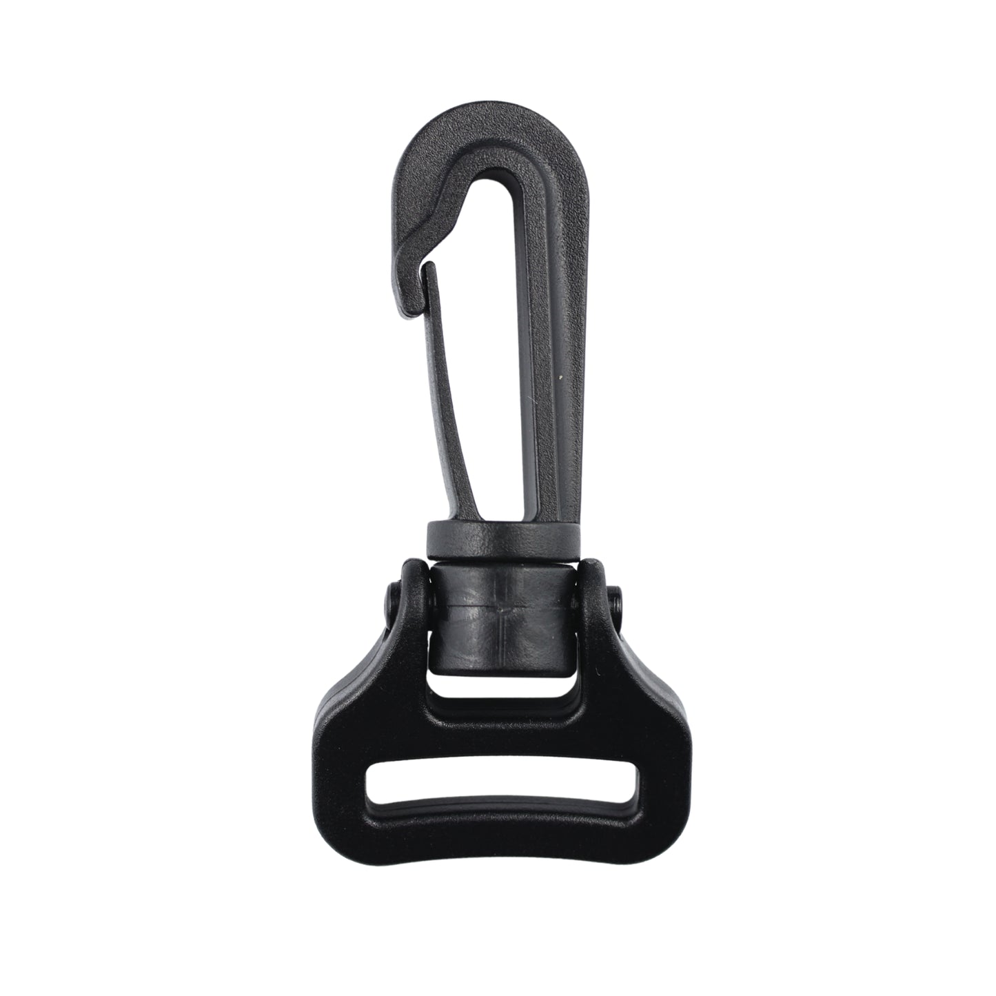 Plastic swivel snap hook - 25 mm black 1 pc.