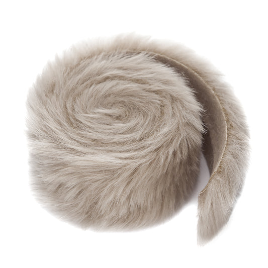 Futro na rolce DpCraft - 6 cm/2 m beżowe
