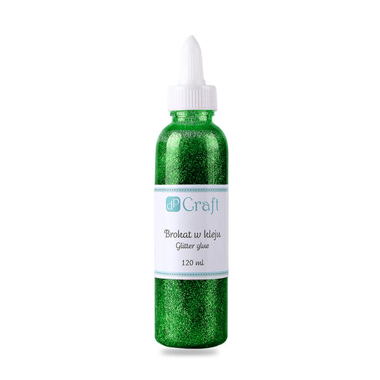 Brokat w kleju DpCraft - 120 ml ciemny zielony