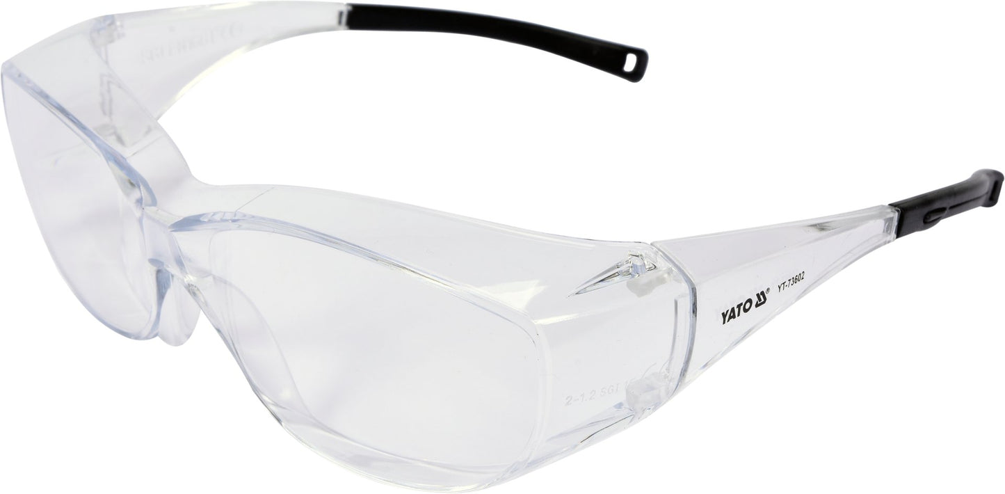 Okulary ochronne Yato - bezbarwne fit over